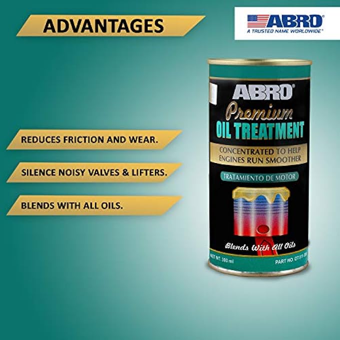 أبرو معالج زيت محرك البنزين والديزل OT-511-300 وتقليل الصوت لسيارات الدفع الرباعي والسيارات (300 مل) - Image 3